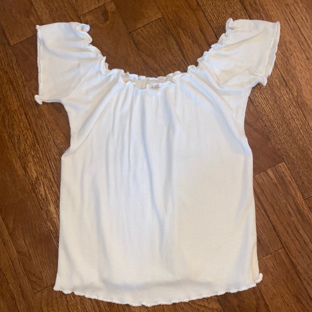 Brandy Melville Pale Yellow Top